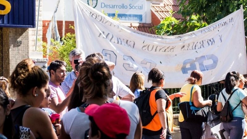 Acampe sanjuanino en Bs. As. por caída de planes sociales