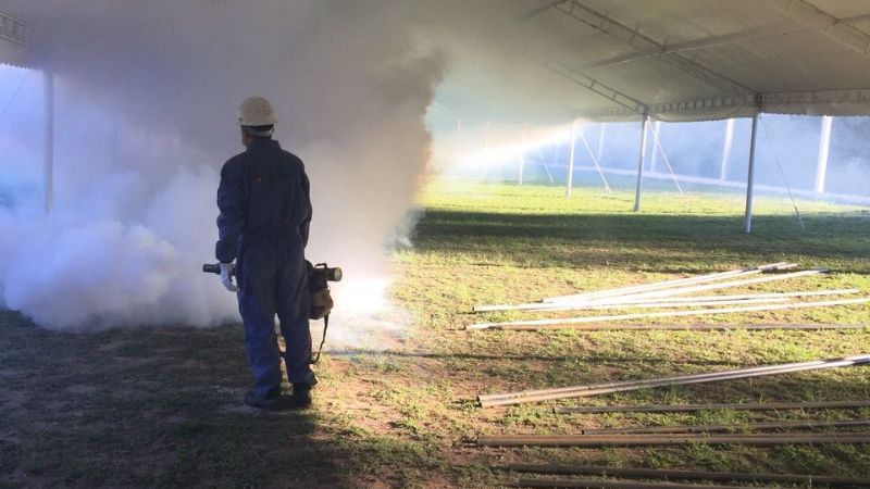 Fumigaron localidades de Ambato en prevención del Dengue