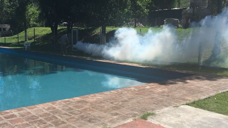 Fumigaron localidades de Ambato en prevención del Dengue