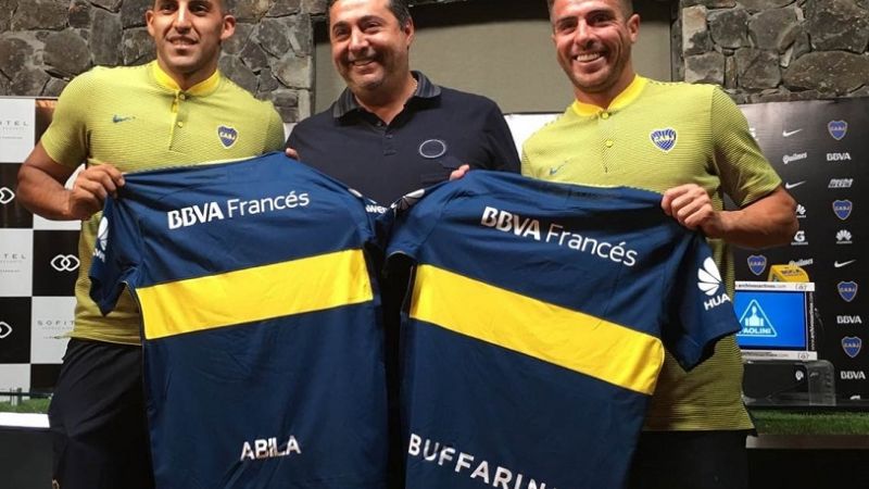 Boca presentó oficialmente a  Buffarini y Ábila