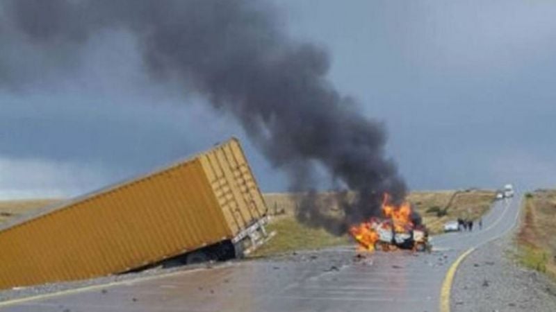 Cinco argentinos murieron en una ruta de Chile