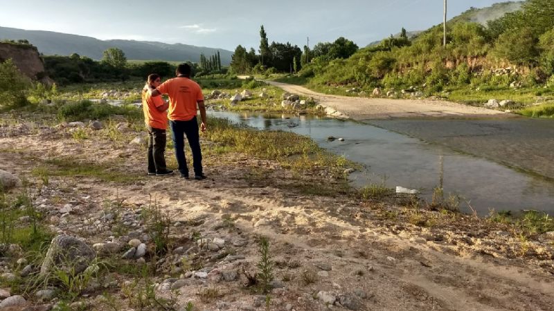 Inspección en el río de Balcozna