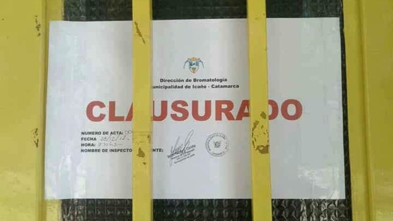 Controles de Bromatología Municipal en Icaño