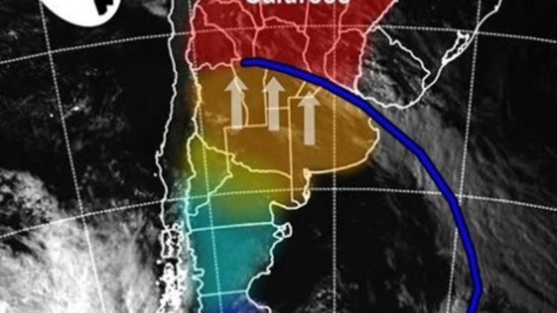 Descenso de la temperatura y lluvia