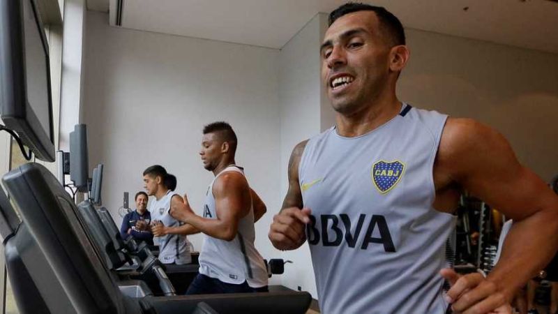 Carlos Tevez ya está de pretemporada con Boca