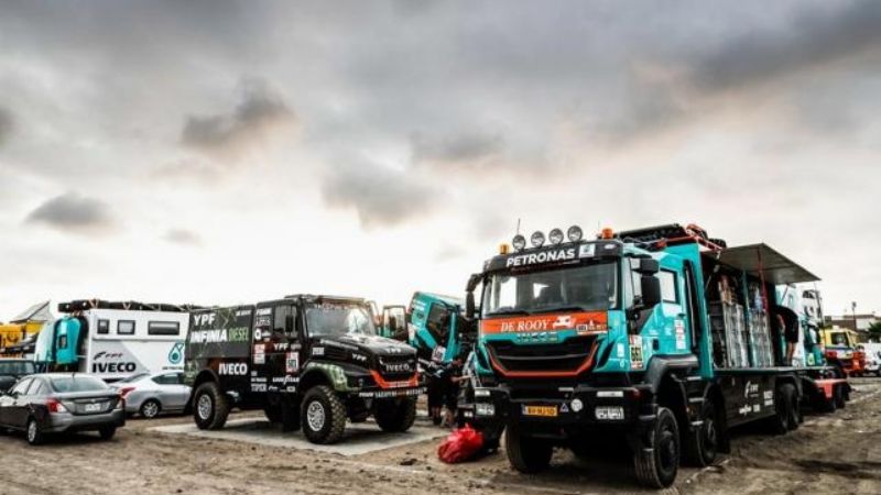 El “Coyote”  Villagra terminó 21ro., en camiones