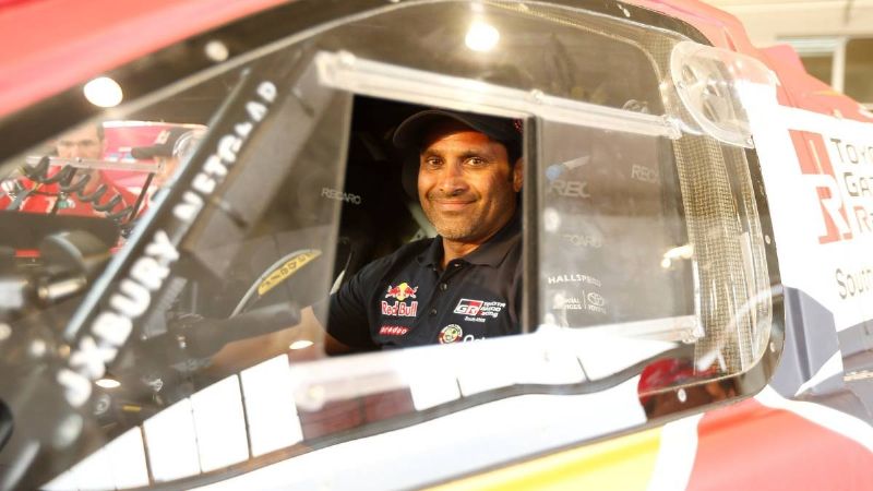 El qatarí Nasser Al-Attiyah con “chiche” nuevo.