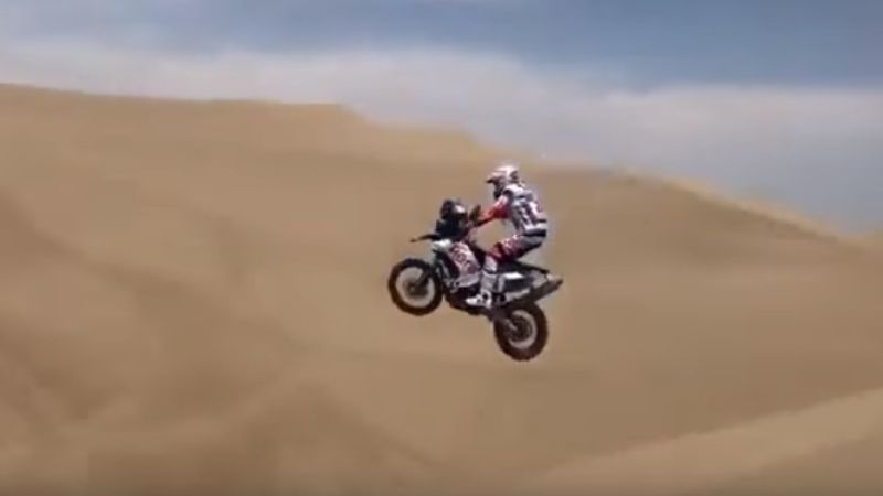 Tremendo accidente en el Dakar