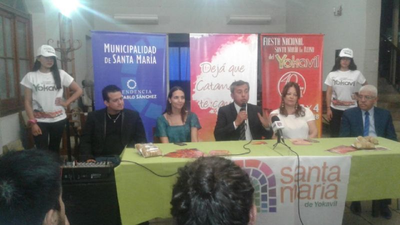 Presentaron la cartelera festivalera del Yokavil 2018