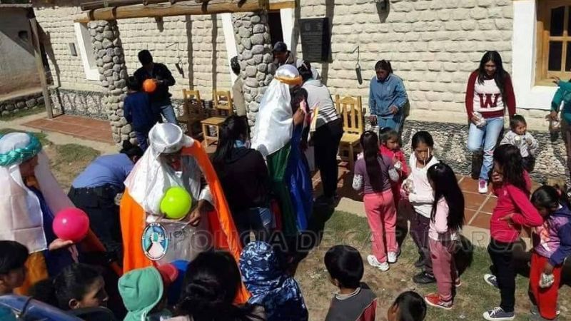 Los Reyes Magos visitaron el interior del departamento Belén