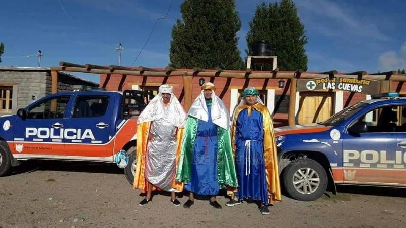 Los Reyes Magos visitaron el interior del departamento Belén