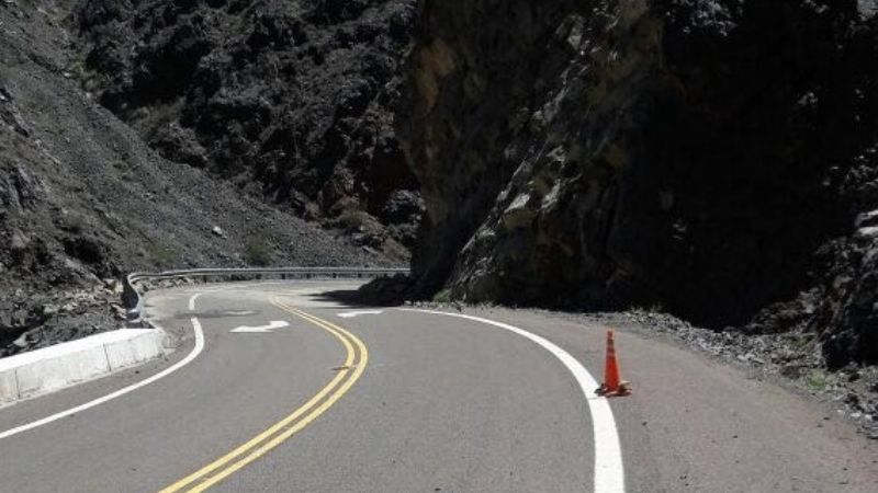 Despejaron el derrumbe en Las Angosturas