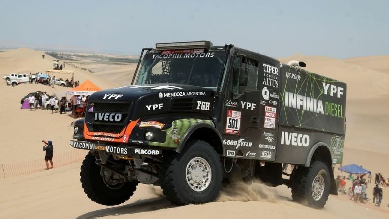 Villagra es el mejor argentino y 2do. en los camiones