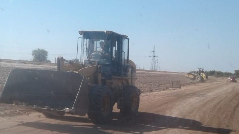 Ruta 60: siguen obras entre San Martín y Casa de Piedra