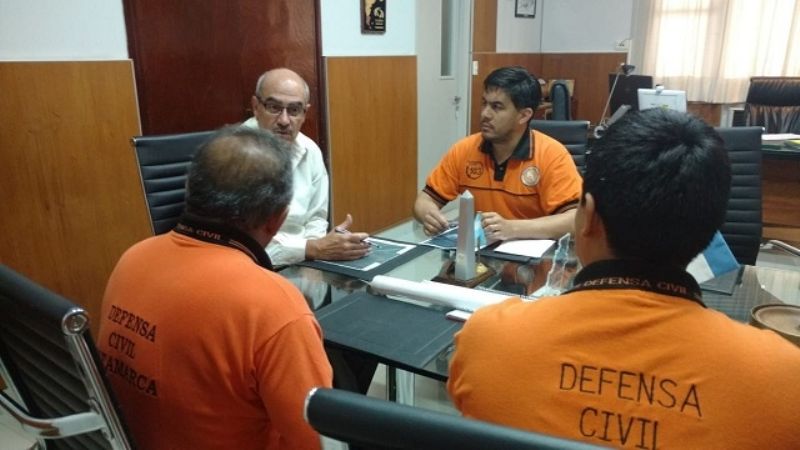 Defensa Civil coordina la realización de obras con Vialidad Nacional