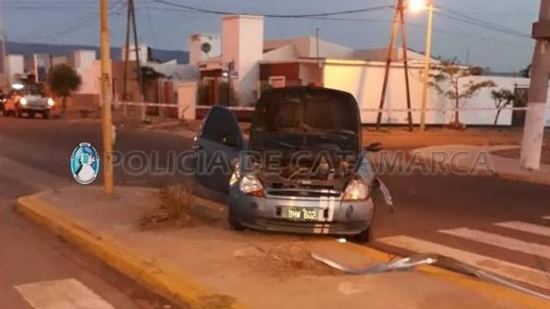 Violento choque en una rotonda del Norte de la ciudad