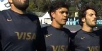 AGUSTÍN SEGURA en el centro de la foto, con Argentina XV