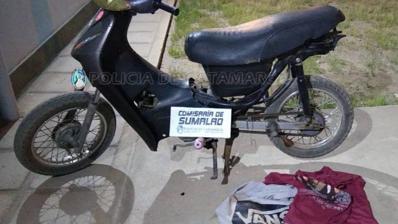 Secuestran una moto y droga en Valle Viejo