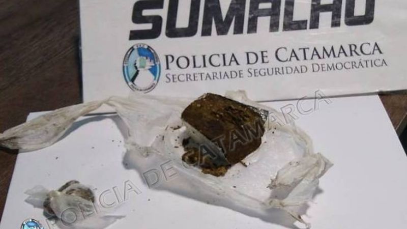 Secuestran una moto y droga en Valle Viejo