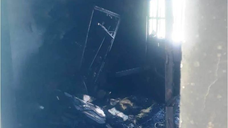 Incendio en un edificio del norte de la Capital