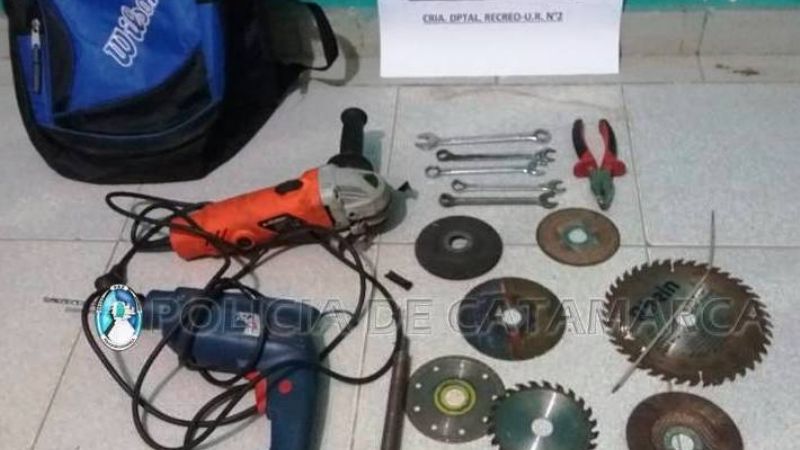 Secuestran varias herramientas de dudosa procedencia en La Paz