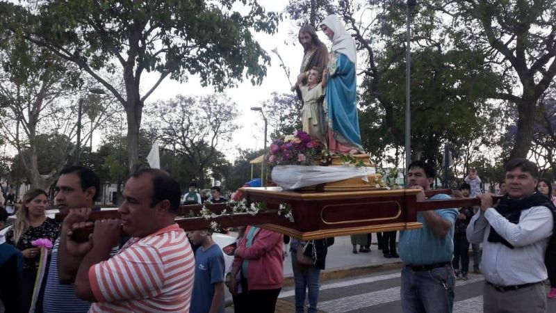 Culminaron las fiestas de la Sagrada Familia en Villa Cubas