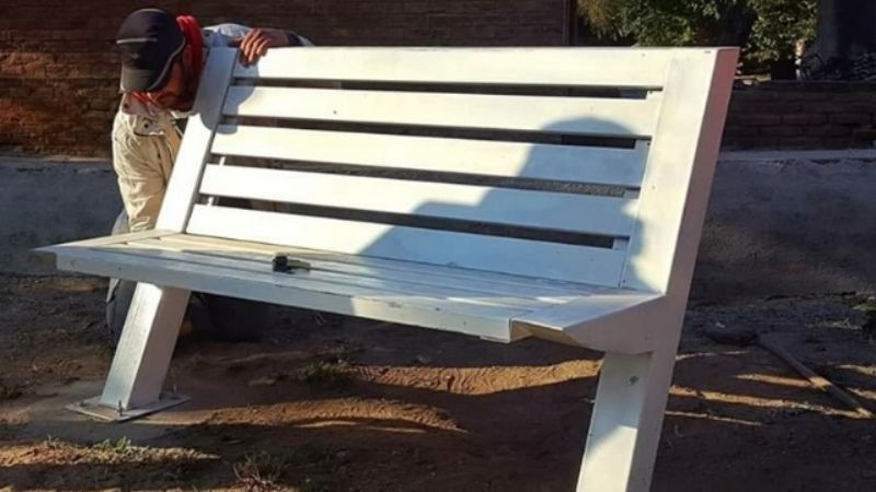 Inauguran la plazoleta "Perón y Evita"