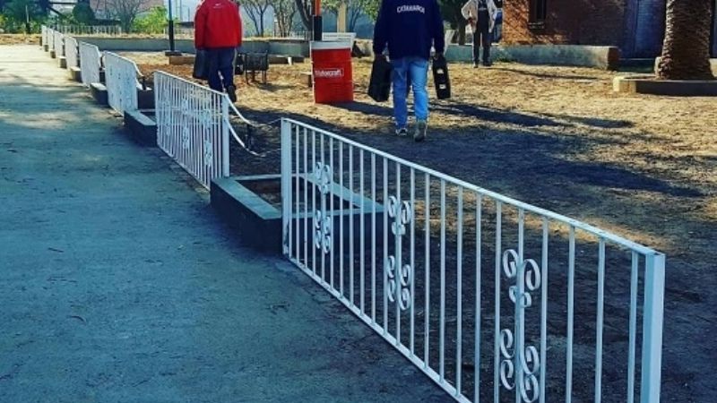 Inauguran la plazoleta "Perón y Evita"