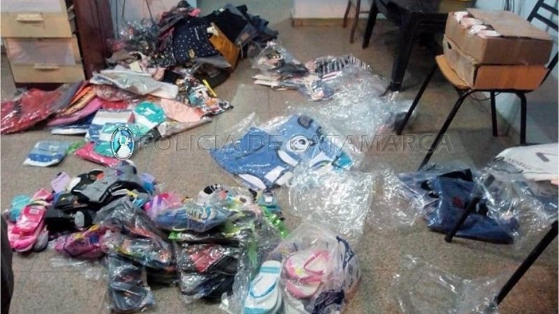 Secuestran mercadería ilegal en El Portezuelo