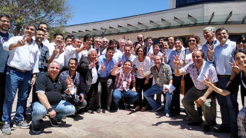 La comitiva catamarqueña en Tucumán