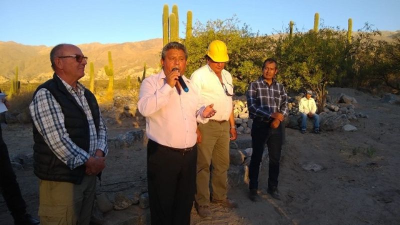 Inauguran filtro de Agua de la Cisterna en Andalhuala