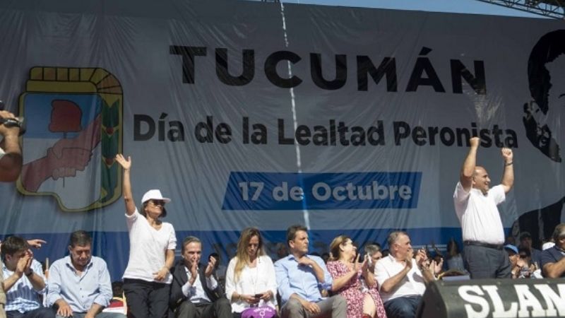 Lucía festejó el Día de la Lealtad en Tucumán