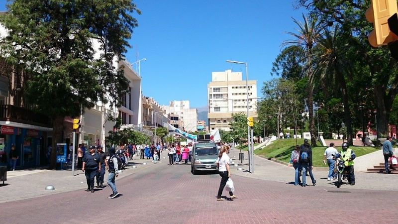Manifestación de organizaciones sociales