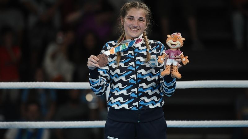 Victoria Saputo le dio la última medalla a Argentina