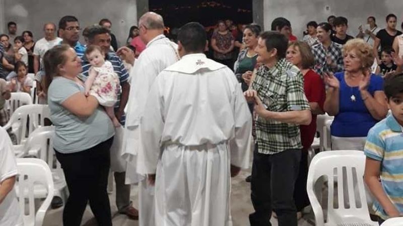 En el barrio Los Periodistas celebraron al Cura Brochero