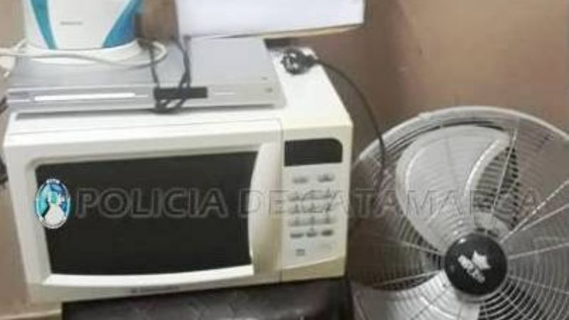 Recuperan varios elementos robados en la Capital