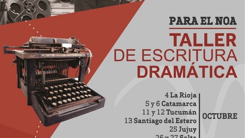 Este viernes llega el Taller de Escritura Dramática para el NOA