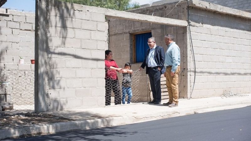 Los barrios Santa Lucía y San Marcos, totalmente pavimentados