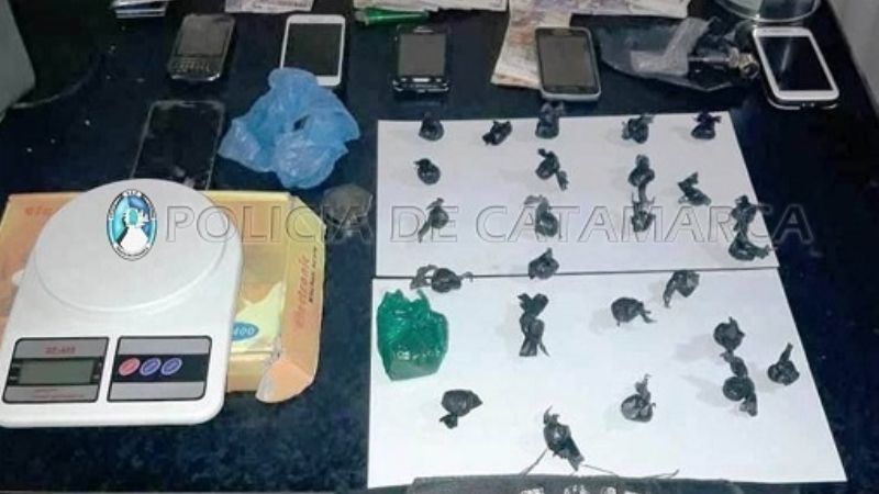 Desbarataron un kiosko de venta de drogas en Tinogasta