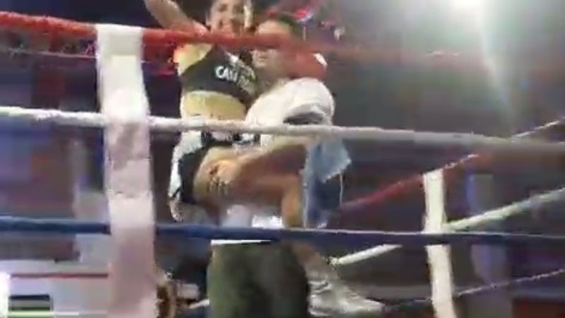 Boxeo: vino, peleó y ganó en su Recreo natal