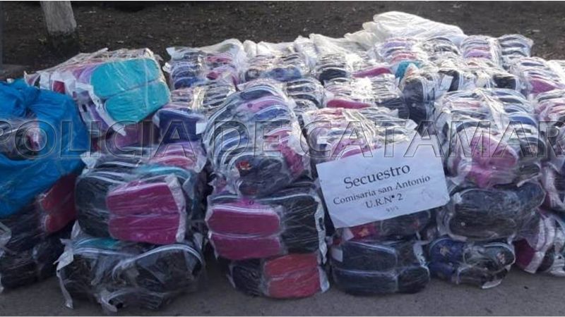 Secuestran 60 mil pesos de mercadería ilegal en La Paz