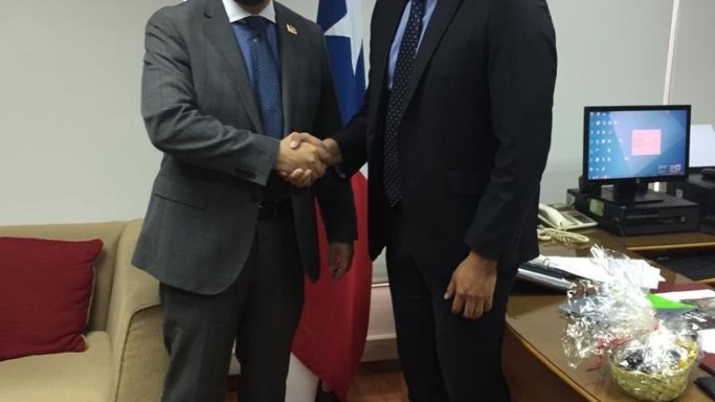 Martel fue recibido por el gobernador de Copiapó