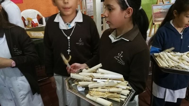 Colorida muestra de Ciencia en el Colegio del Carmen