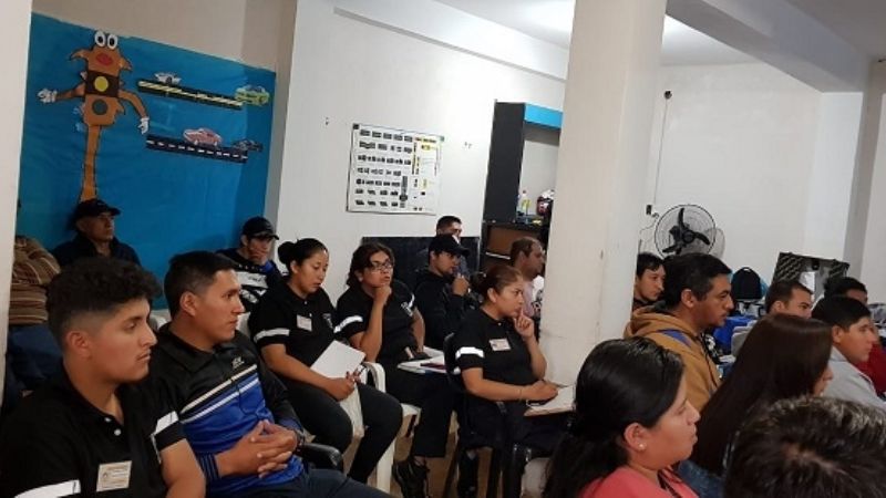 Seguridad Vial realiza curso para agentes de tránsito en Belén
