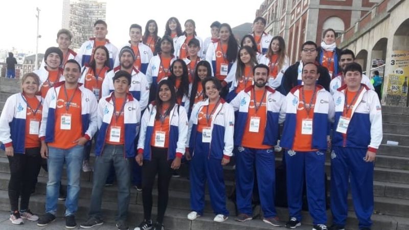 La delegación de Catamarca llegó a Mar del Plata para los “Juegos Nacionales Evita 2018”
