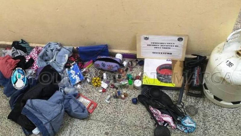 Escondía en una casa deshabitada elementos robados