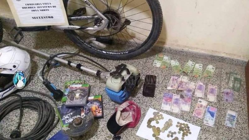 Escondía en una casa deshabitada elementos robados