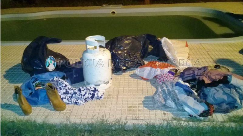 Escondía en una casa deshabitada elementos robados