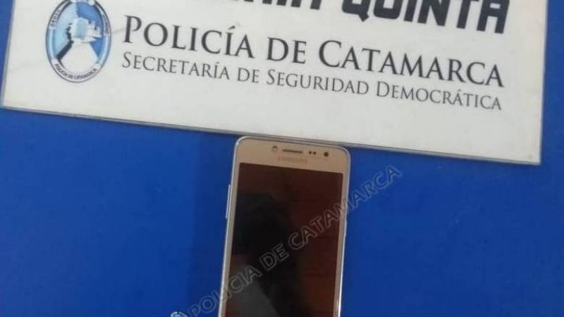 Resguardan a un niño y recuperan un teléfono celular