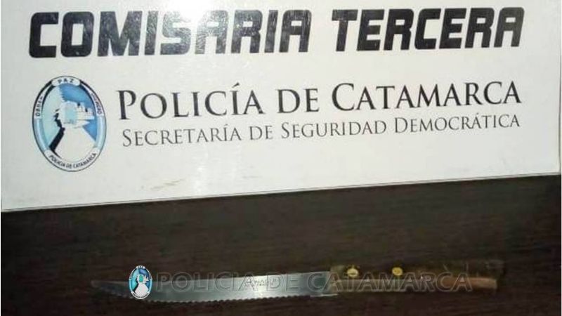 Resguardan a un niño que llevaba un cuchillo